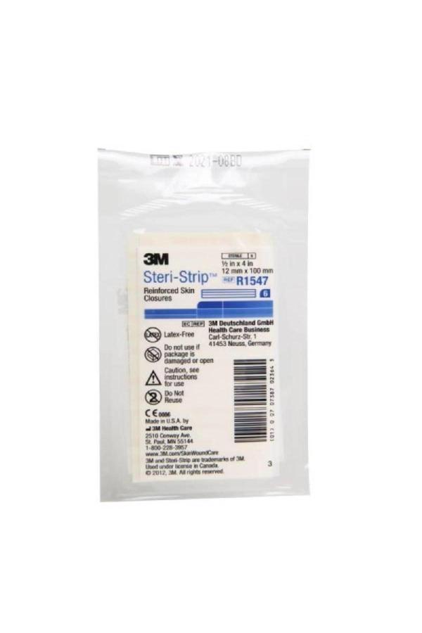 3M Steril Strip 12X100Mm Mavi - Ref: R1547 - 50 Adet - Image 1