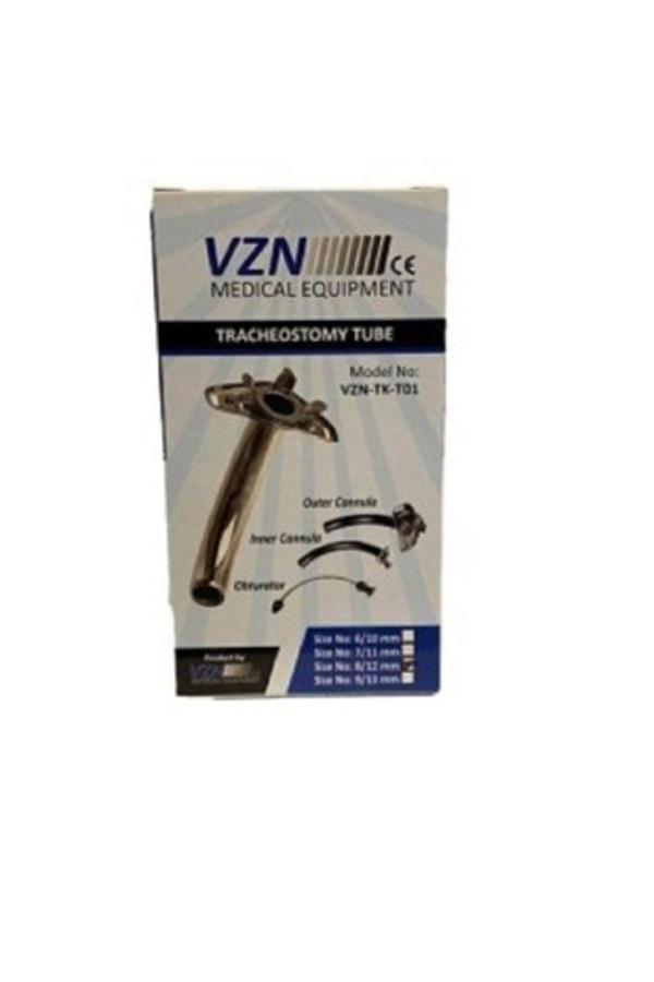Vzn Medical Equipment Gümüş Trakeostomi Kanülü 7/11 - Image 1
