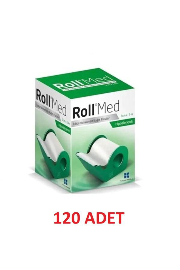 Roll Med Hipoalerjenik Kağıt Flaster 5Cm X 5Mt - 120 Kutu - Image 1