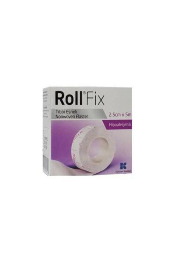 Roll Fix 2,5Cm X 5M Elastik Sabitleme Bandı Flaster 4 Adet - Image 1