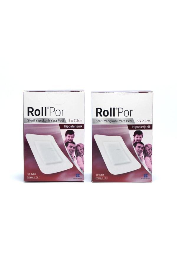 Roll Por 5X7.2 Cm 50Li Steril Yapıkanlı Yara Pedi 2 Kutu - Image 1