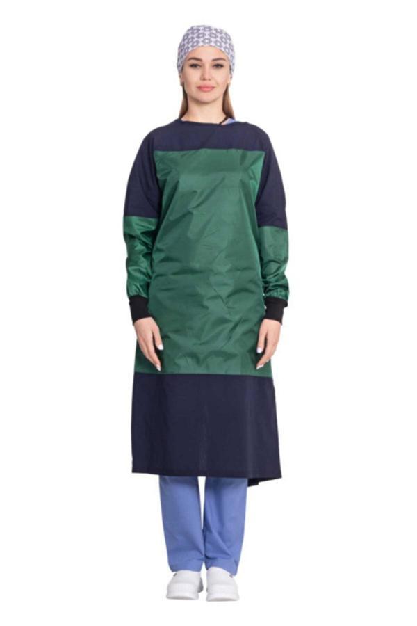 Şirin A Medikal Box Önlüğü® | Unisex Ameliyathane Box Önlüğü | Lacivert - Image 1