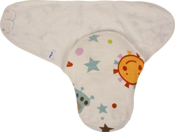 Sevi Bebe Organik Müslin Bebe Kundağı Art-306 Uzay Desen - Image 1