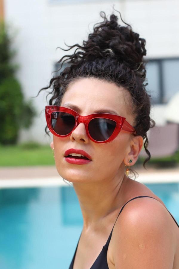 By Harmony Bh 19770 Kırmızı Kadın Güneş Gözlüğü - Image 1