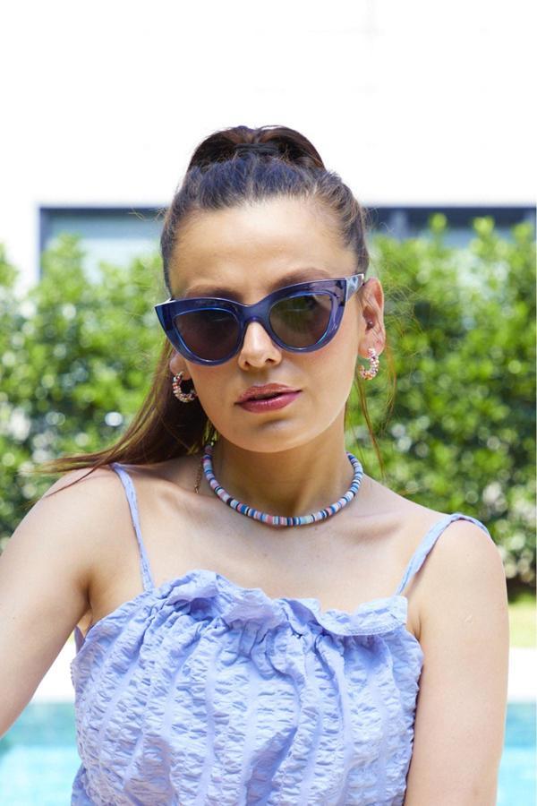 By Harmony Kadın Güneş Gözlüğü Bh 19770 Mavi - Image 1