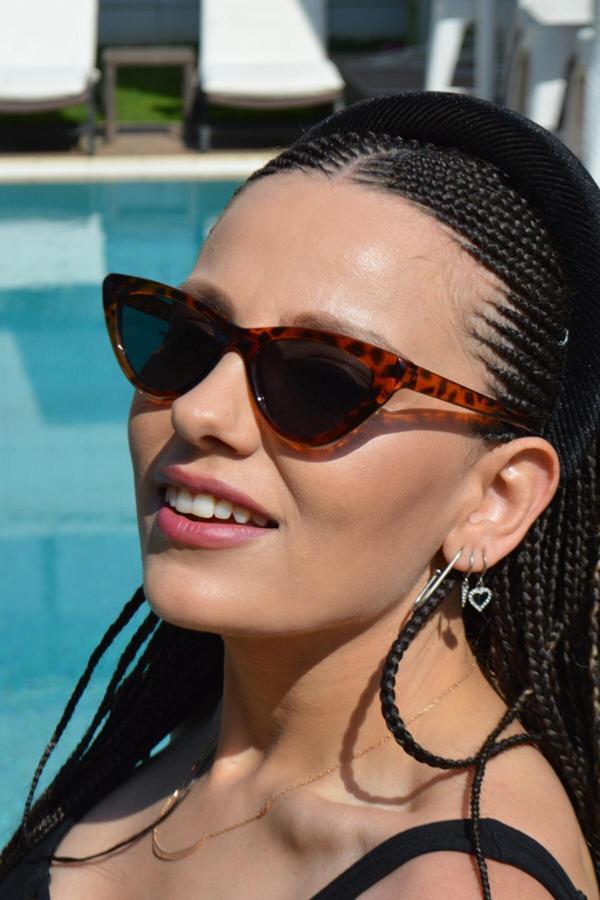 By Harmony Bh Bj5149 Leopar Kadın Güneş Gözlüğü - Image 1