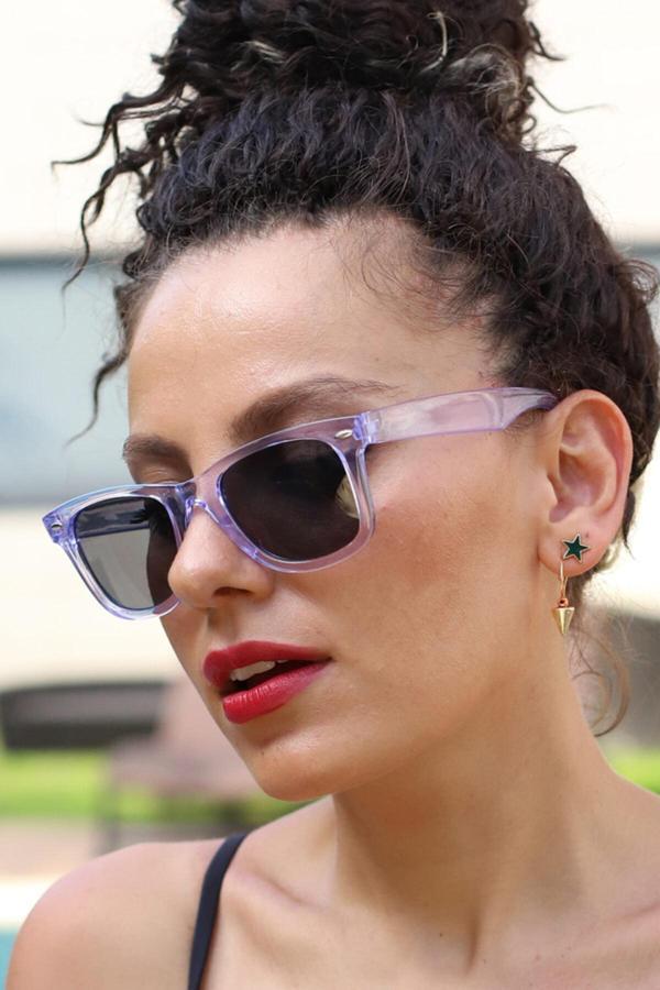 By Harmony Bh 2140 Şeffaf Açık Mor Unisex Güneş Gözlüğü - Image 1