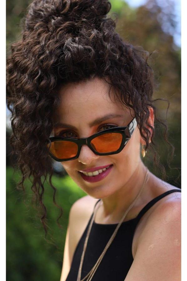 By Harmony Bh Ex677 Siyah Turuncu Unisex Güneş Gözlüğü - Image 1