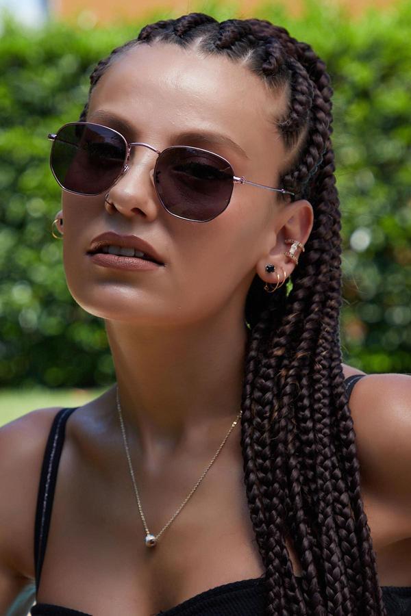 By Harmony Bh 3548 Pembe Siyah Unisex Güneş Gözlüğü - Image 1
