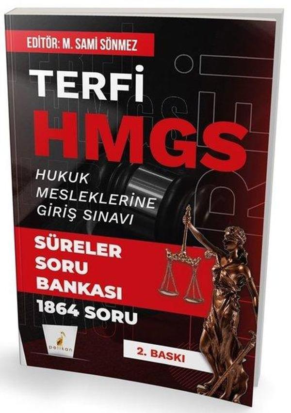 Terfi HMGS Süreler Soru Bankası - Hukuk Mesleklerine Giriş Sınavı - Pelikan Yayınları - Image 1