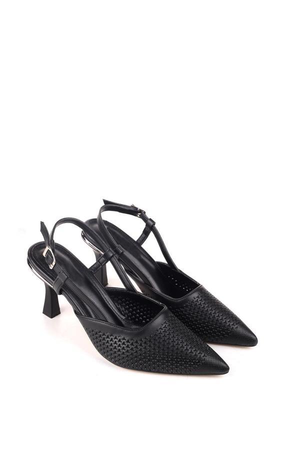 Papuç Sepeti 4706 Kadın 8 Cm Topuklu Ayakkabı  - Image 1