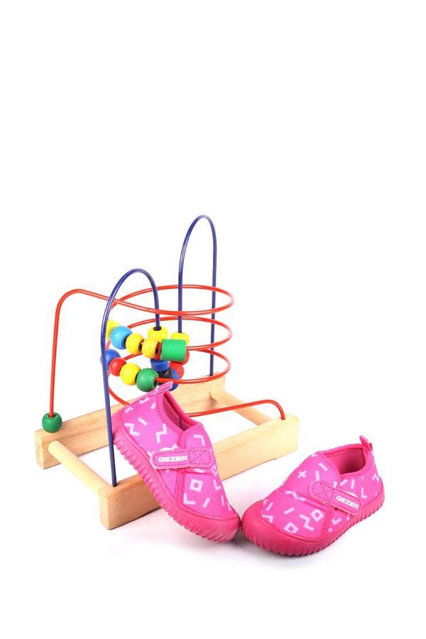 Gezer 02733 Kız Bebek Kışlık Cırtlı Günlük Okul Kreş Panduf Ayakkabı - Image 1