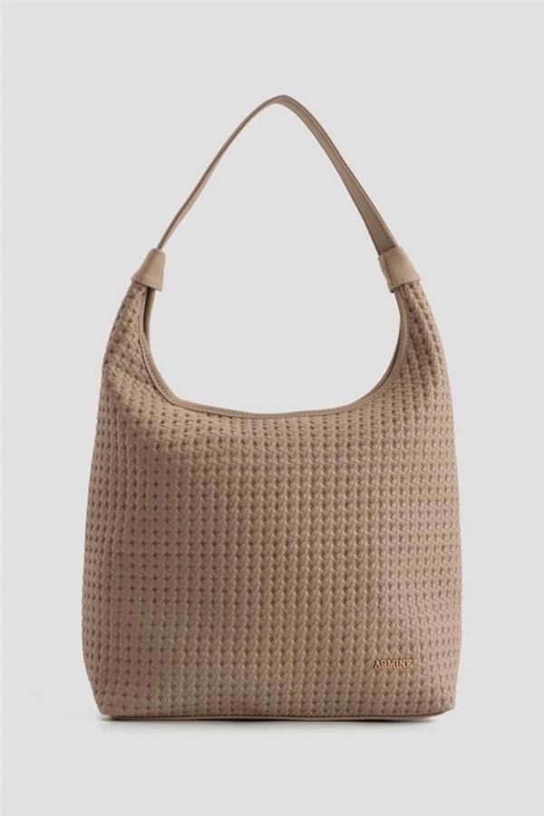 Armine 413 Kadın Örgü Desen Omuz Çantası - Image 1