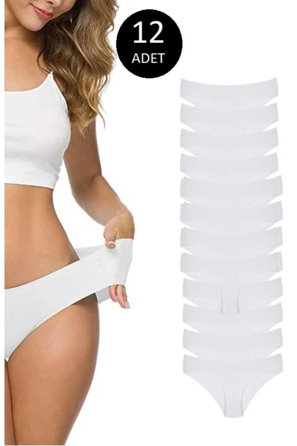 Yok Yok Collection Gecko Lazer Kesim Iz Yapmaz Kadın Külot 12 Adet - Image 1