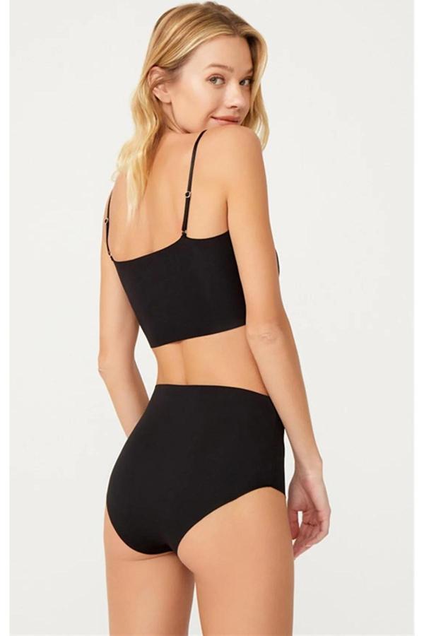 Gecko Collection Gecko Kadın Extra Yüksek Bel Toparlayıcı Korse Lazer Kesim Külot - Image 1