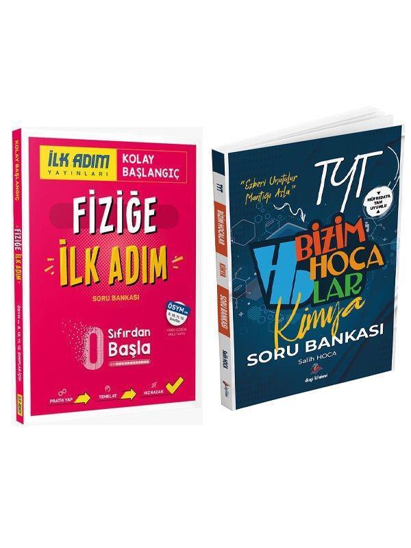 Dizgi Kitap TYT Bizim Hocalar Kimya Soru ve İlk Adım TYT Fiziğe İlk Adım 2 li Set - Dizgi Kitap Yayınları - Image 1