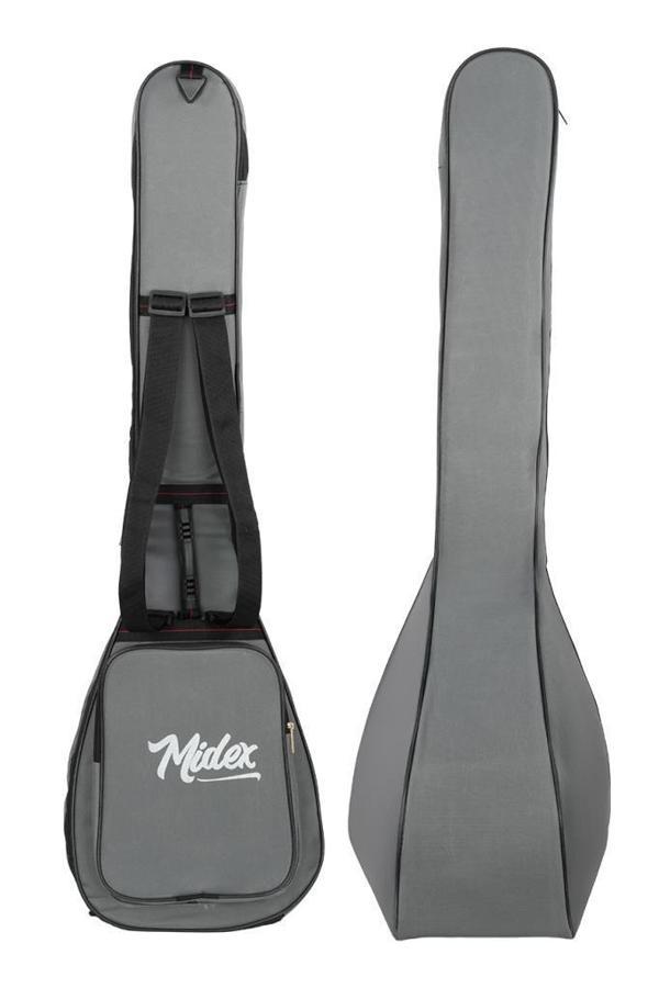 Midex CS-122 Uzun Sap Saz Bağlama Kılıfı Kalın Soft Case - Image 1