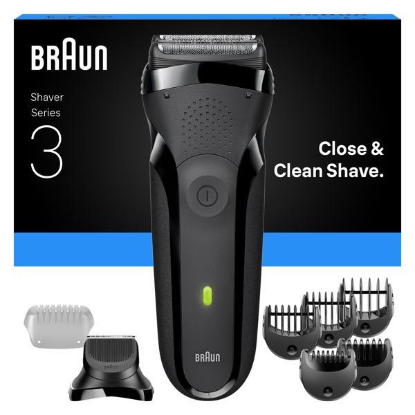 Braun Series 3 Shave & Style Sakal Şekillendirici ve Tıraş Makinesi, Kuru, 300BT - Image 1