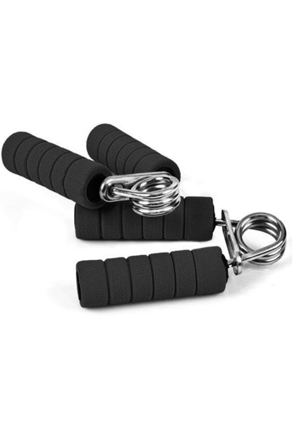 Jet Foam Süngerli El Yayı 1 Çift El Bilek Omuz Güçlendirici Egzersiz Spor Aleti Bilek Kas Siyah - Image 1