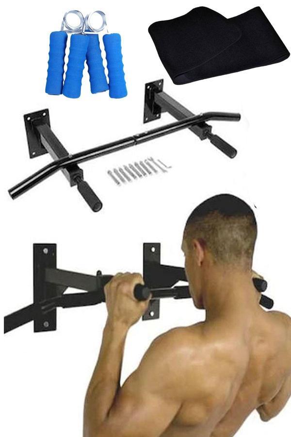 Jet Duvara Monte Kapı Barfiks Aleti Kapı Barı Barfix Barfiks Çekme Demiri 0.5Kg Bilek Ağırlığı Kemer - Image 1