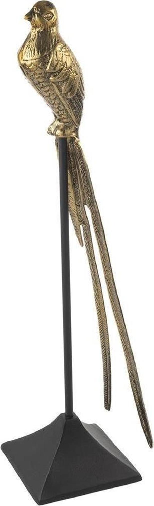 Mikasa Moor Gold Siyah Dekor Kuş Obje 15x19x64cm - Image 1