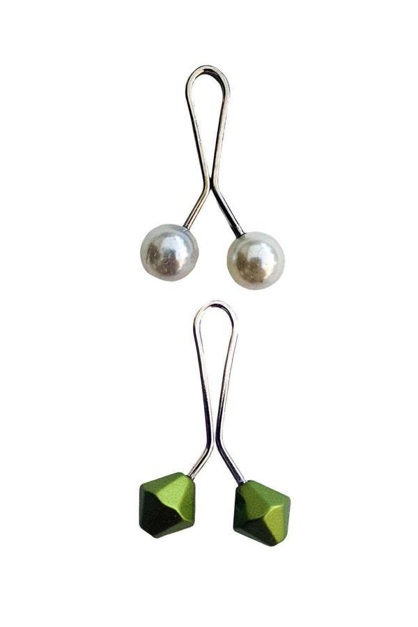 2 Adet Tesettür Eşarp ve Şal Klipsi Set 9 - Image 1