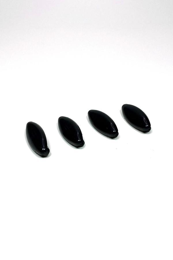 4 Adet Plastik Çengelli Eşarp Ve Şal İğnesi Siyah 4 cm - Image 1