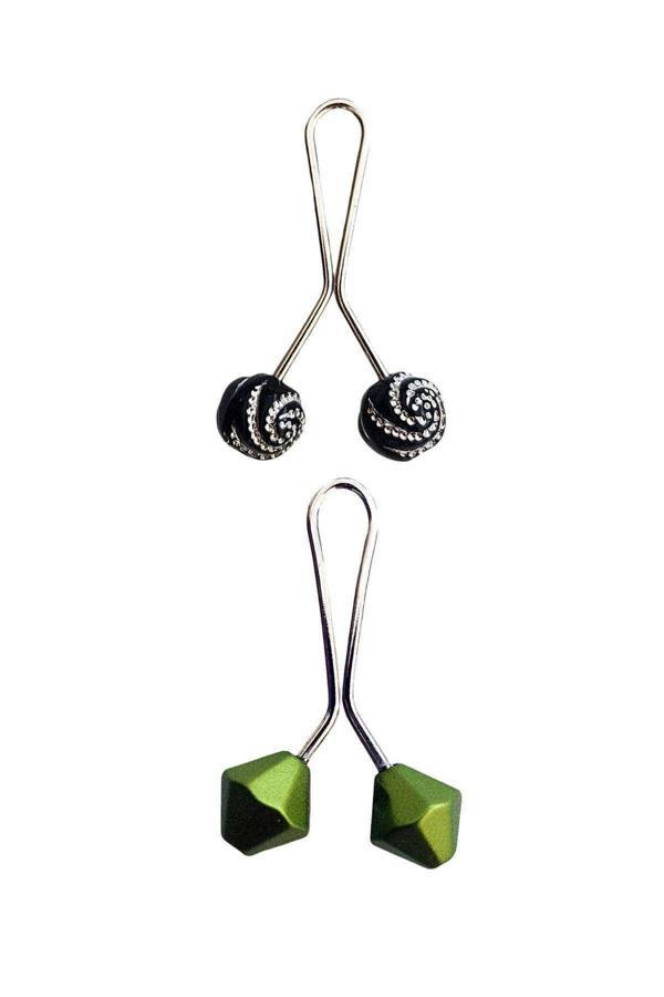 2 Adet Tesettür Eşarp ve Şal Klipsi Set 15 - Image 1