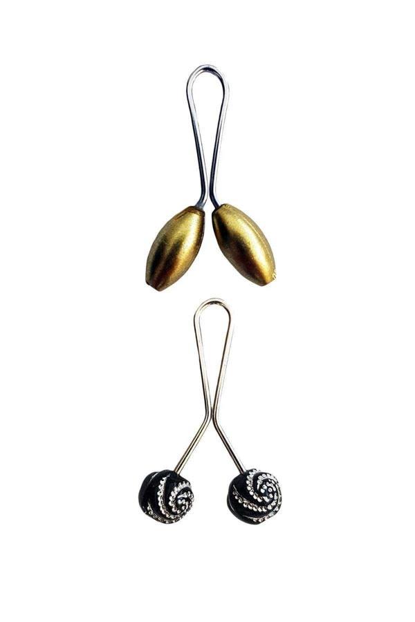 2 Adet Tesettür Eşarp ve Şal Klipsi Set 4 - Image 1