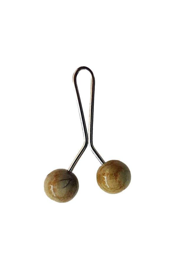 Tesettür Eşarp ve Şal Klipsi Hardal - Image 1