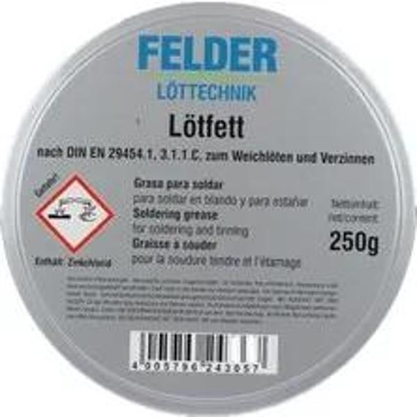 Felder Lötfett Lehim Pastası 250 Gr - Image 1