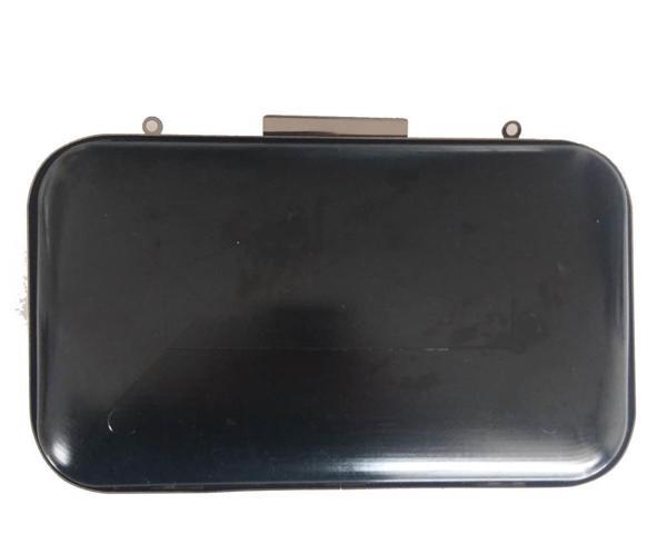 Çanta Aksesuar Abiye Çanta Kalıbı Oval Köşe Füme Metalli - Image 1