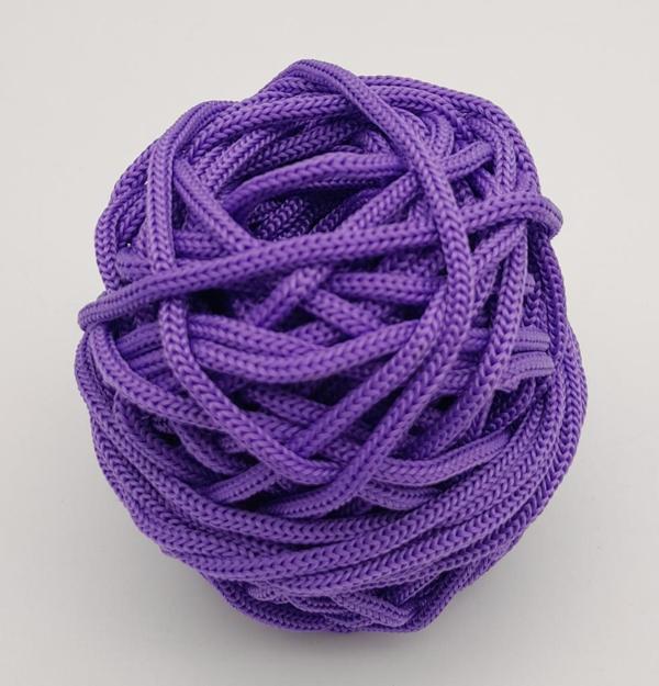 Çanta Aksesuar 5 mm Lila Renk Polyester Makrome - Image 1