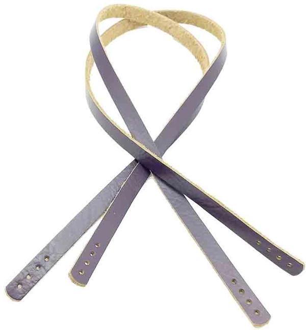 Çanta Aksesuar Gerçek Deri 70x1.2 cm Mor Renk Çanta Sapı - Image 1