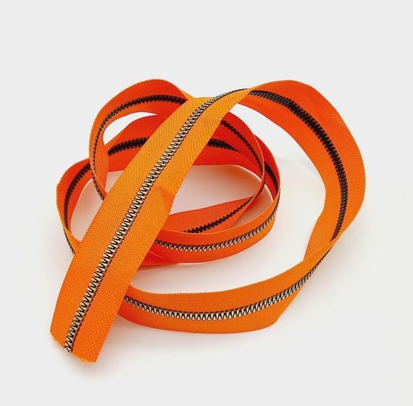 Çanta Aksesuar Ortası Gold Fermuar 100 Cm Turuncu Renk - Image 1