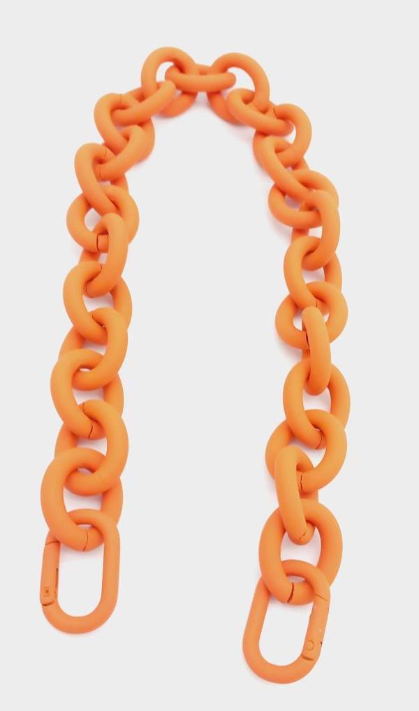 Çanta Aksesuar 48 cm Turuncu Renk Buzlu (Mat) Zincir - Image 1