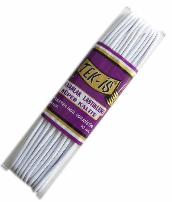 Çanta Aksesuar Lastik Yuvarlak Beyaz - Image 1