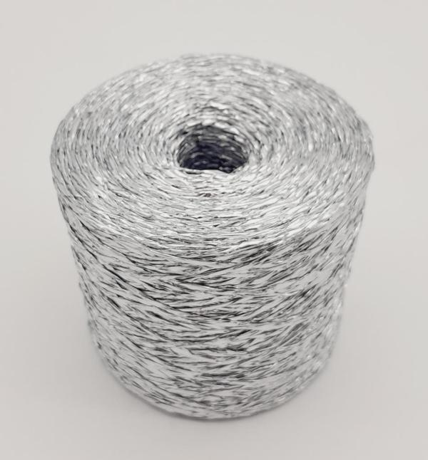 Çanta Aksesuar Özel Sarım Simli Kağıt İp Mat Açık Gri Renk - Image 1