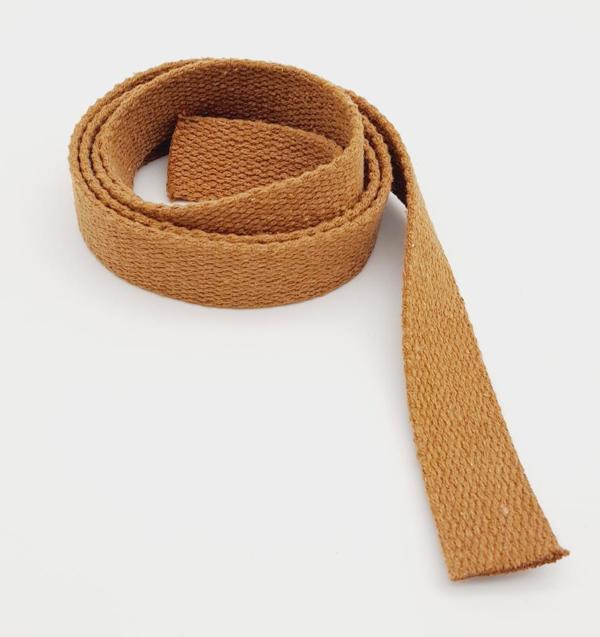 Çanta Aksesuar 3 cm Pamuklu Kolon 1 Metre Koyu Sütlü Kahve Renk - Image 1