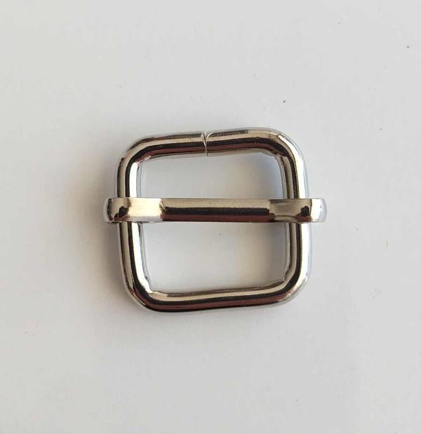 Çanta Aksesuar Gümüş Renk 2X2 Cm Ayarlama Aparatı (Sürgüt) - Image 1