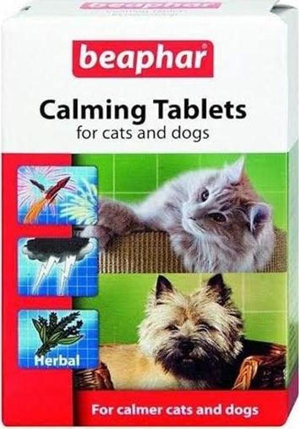 Beaphar Calming Bitkisel Kedi ve Köpek Sakinleştirici Tablet 20 Adet - Image 1