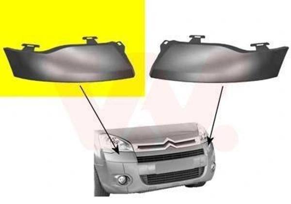 Partner - Berlingo Ön Tampon Bandı Sağ 2008 Oem No (7452Tp) - Image 1