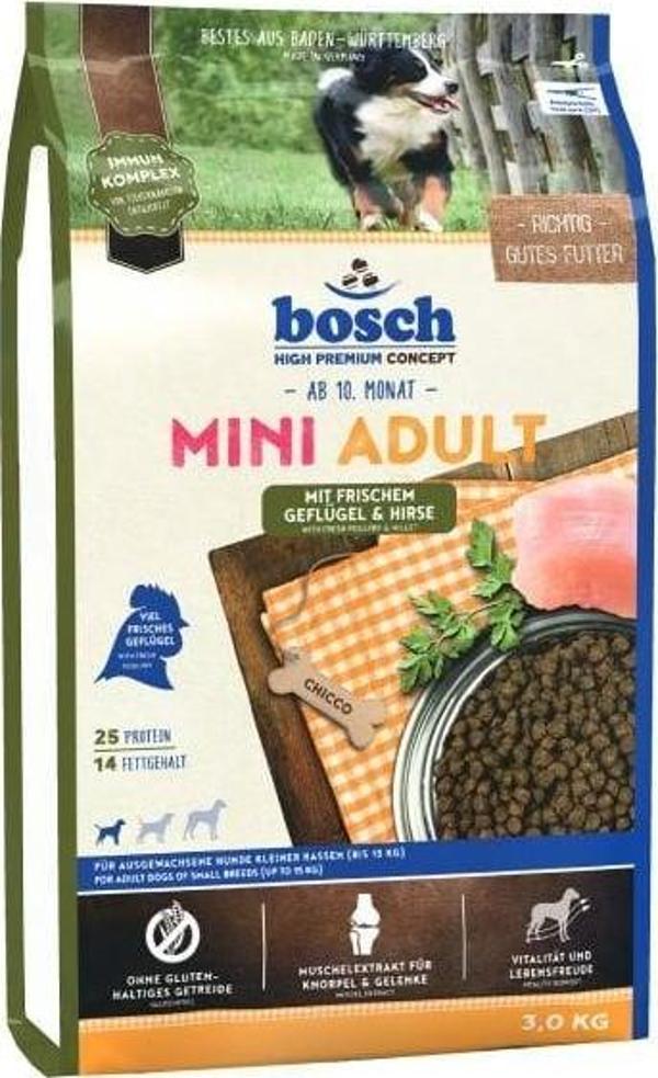 Bosch Mini Adult Taze Kümes Hayvanlı ve Darılı Yetişkin Köpek Maması 3 Kg - Image 1