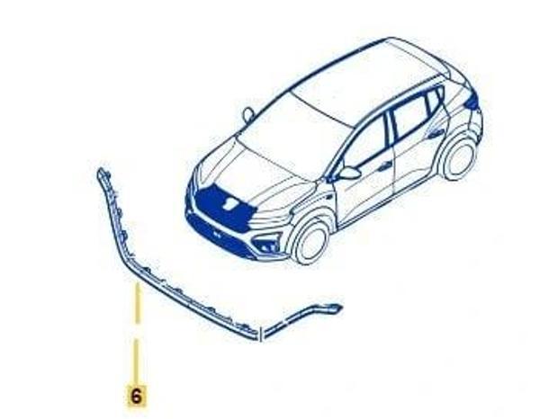 Taliant Ön Panjur Alt Bandı Siyah 2021- Oem No (623859762R) - Image 1