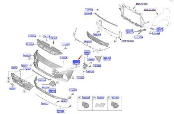 İ20 Far Braketi Sağ 2020- Oem No (86526Q0000) - Image 1