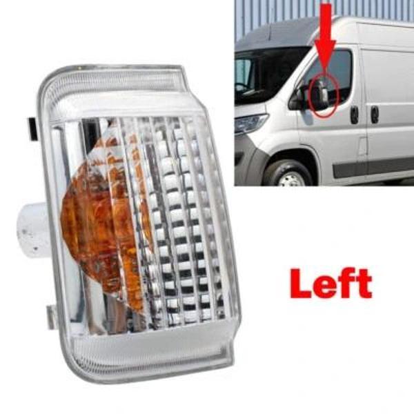Ducato/Boxer/Jumper 2006- Ayna Sinyali Beyaz Sol Oem No (71748252) - Image 1
