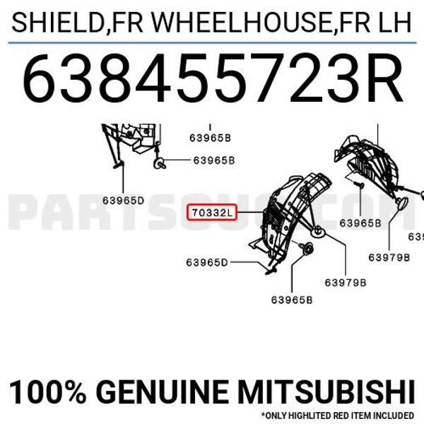 Traffıc 2014- Çamurluk Davlumbazı Ön - Önü Sol Oem No (638455723R) - Image 1