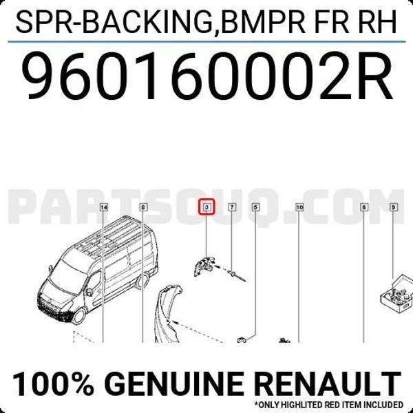 Master Iıı 2009- Ön Tampon Braketi Sağ Oem No (960160002R) - Image 1