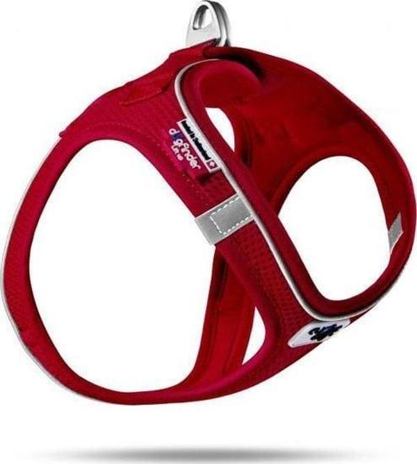 Curli Magnetic Vest Harnes Köpek Göğüs Tasması Kırmızı Xxsmall 30-35 Cm - Image 1