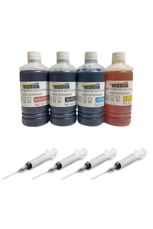 Uyumlu Canon Pixma E414 Mürekkep Seti 15000 Sayfa Baskı 4 X 500 ml - Image 1